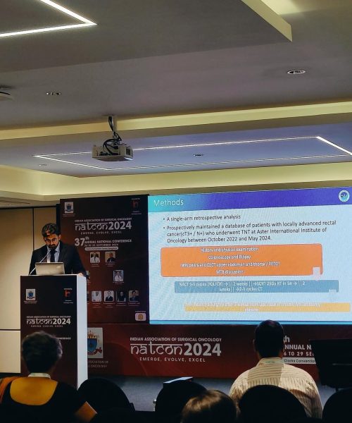 HIPEC and robotic cancer surgery conference presentation by Chennai oncologist