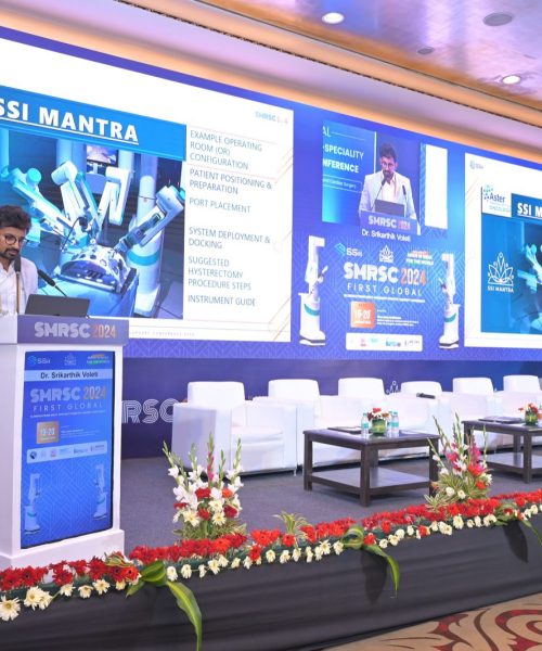 fluorescence guided robotic surgery presentation by surgical oncologist Chennai